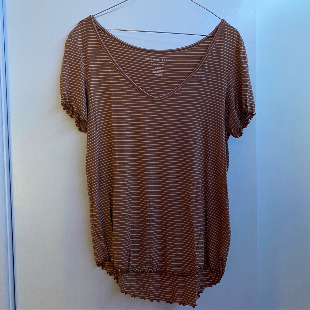 american eagle striped soft and sexy t-shirt